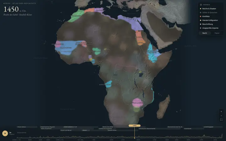 Screenshot: Afrika · Atlas der Geschichte